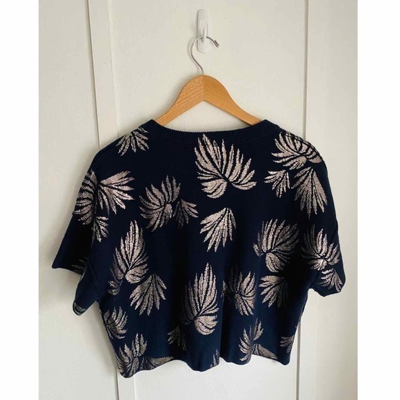 Cinq a Sept Amal Pullover Cropped Sweater - Picture 5 of 7